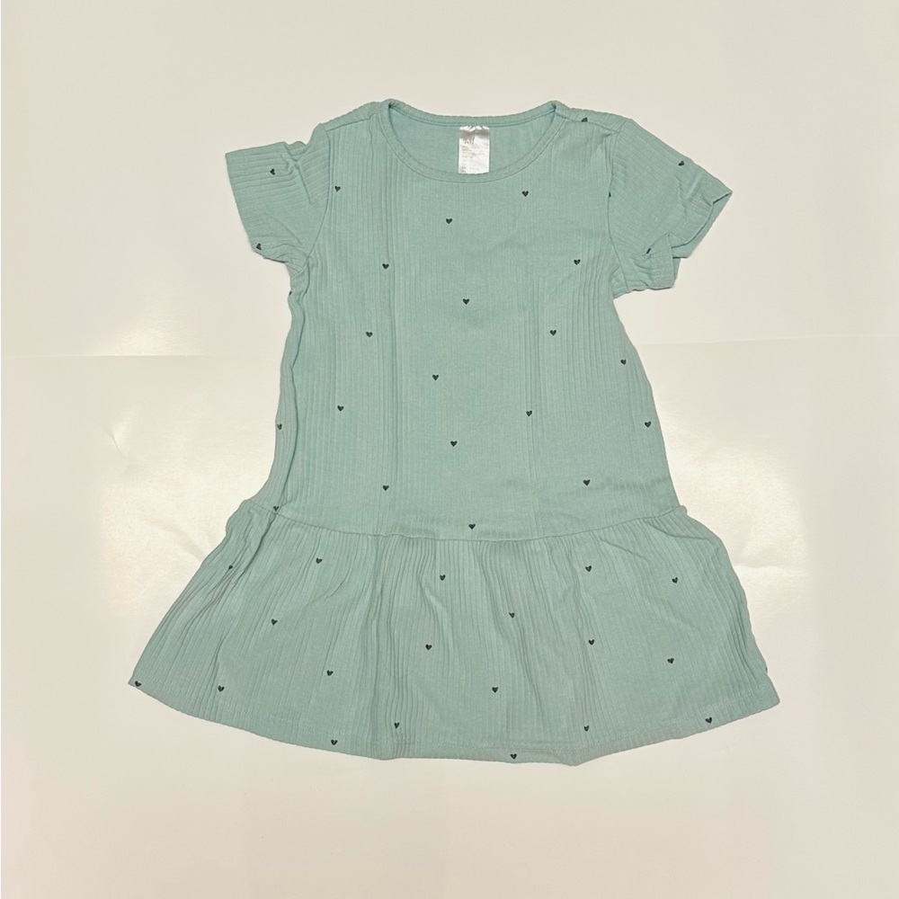 H&M Ribbed Dress with little hearts